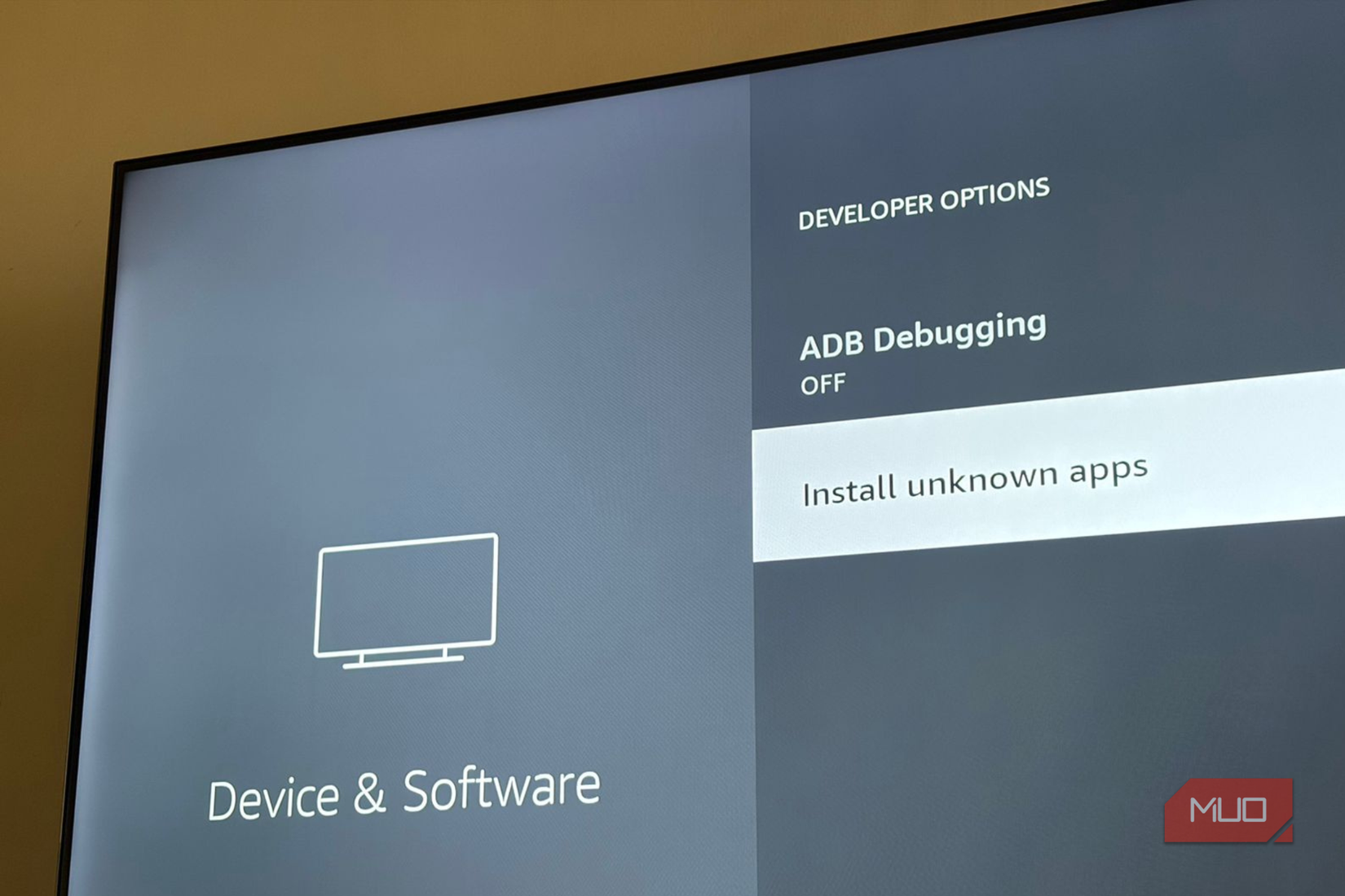 Install unknown apps on Fire TV