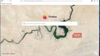 A firefox window in kde