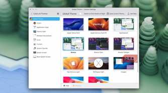KDE Plasma installed themes