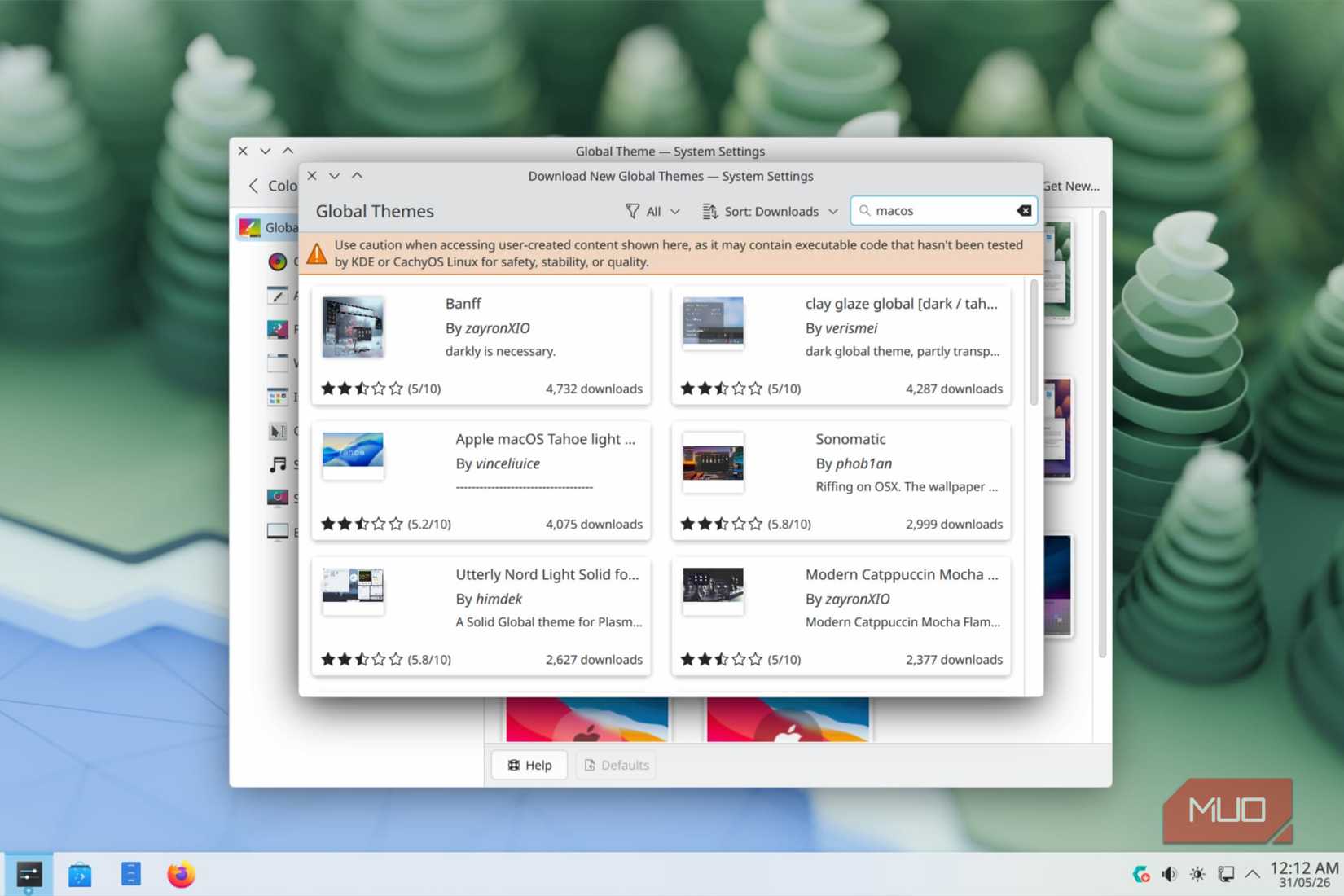 KDE Plasma テーマの参照