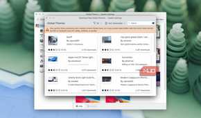 Browsing KDE Plasma themes