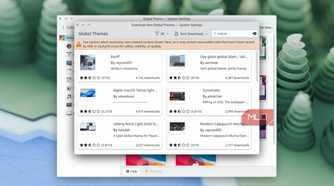 Browsing KDE Plasma themes