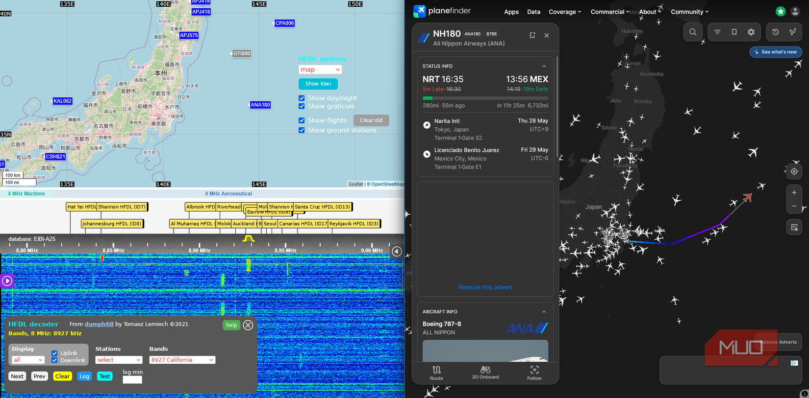 How to track live aircraft with HFDL and beat Flightradar24 using a ...
