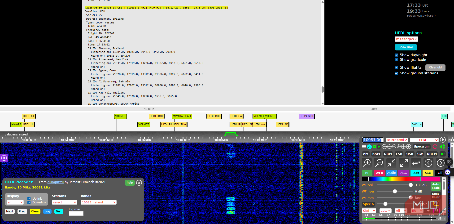 How to track live aircraft with HFDL and beat Flightradar24 using a ...