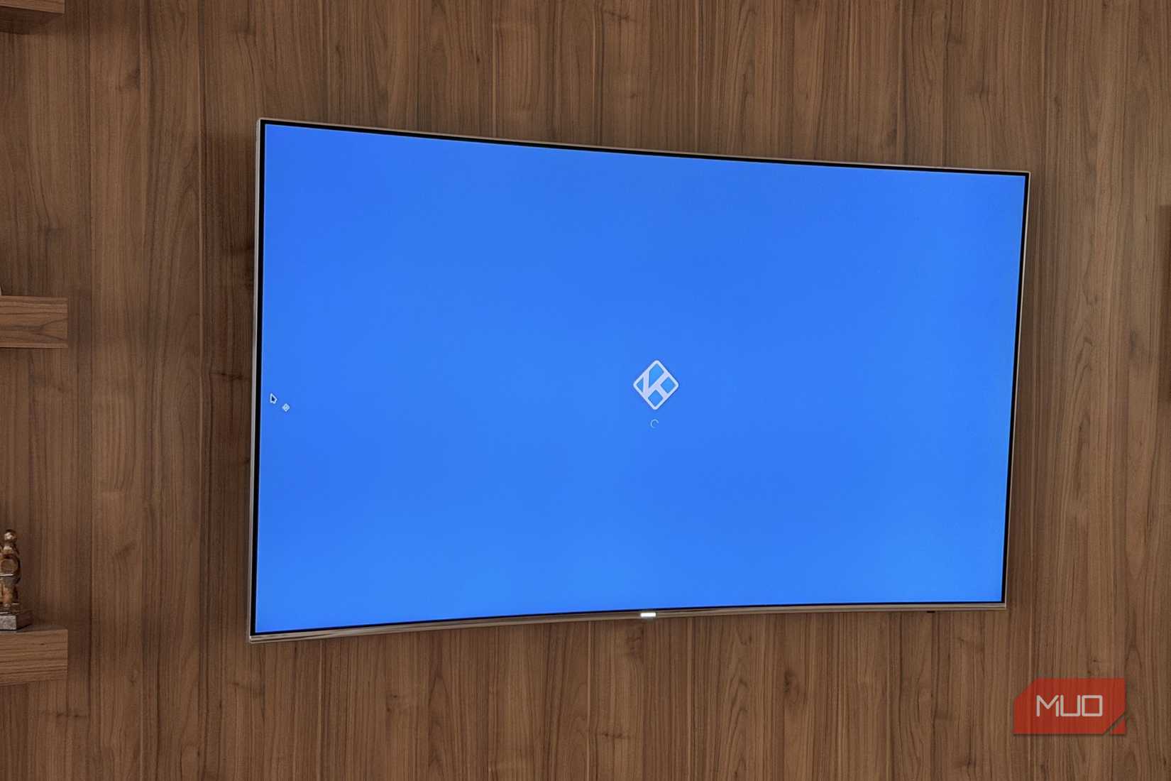 Kodi booting up on a smart TV