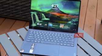 The screen on the Yoga Slim 7x.