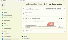 Limiting Delivery Optimization by percentage
