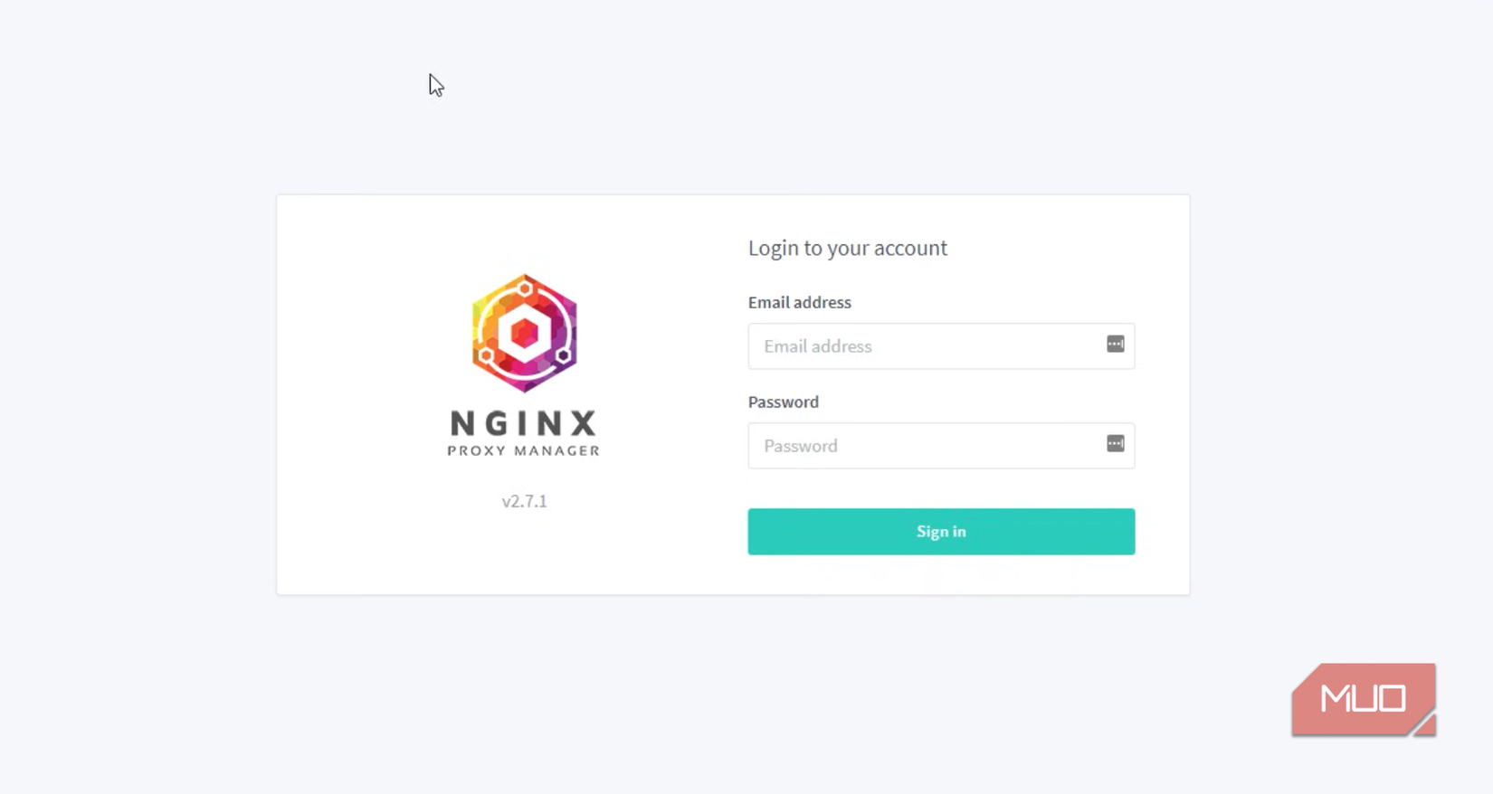 Log into Nginx