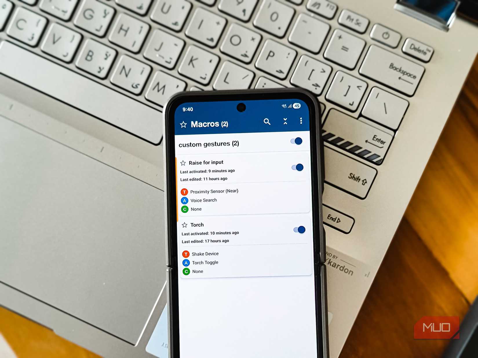 Android Macro Setting I created my own Android gestures, and it changed how I use my phone