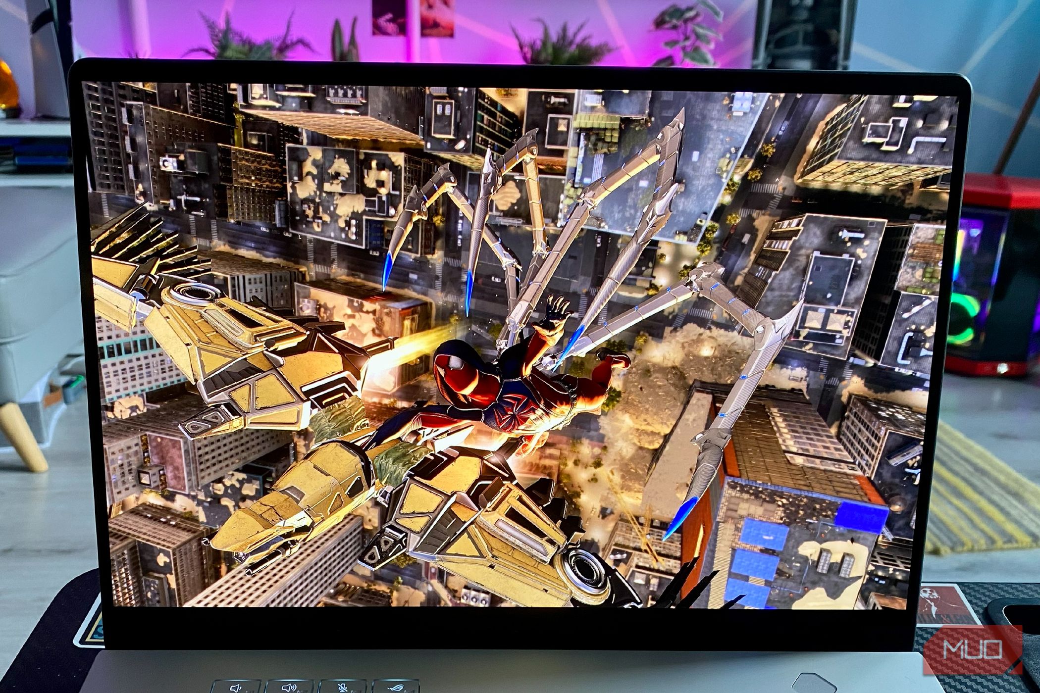 Marvel's Spider-Man 2 on an Asus ROG G14 (2025) gaming laptop