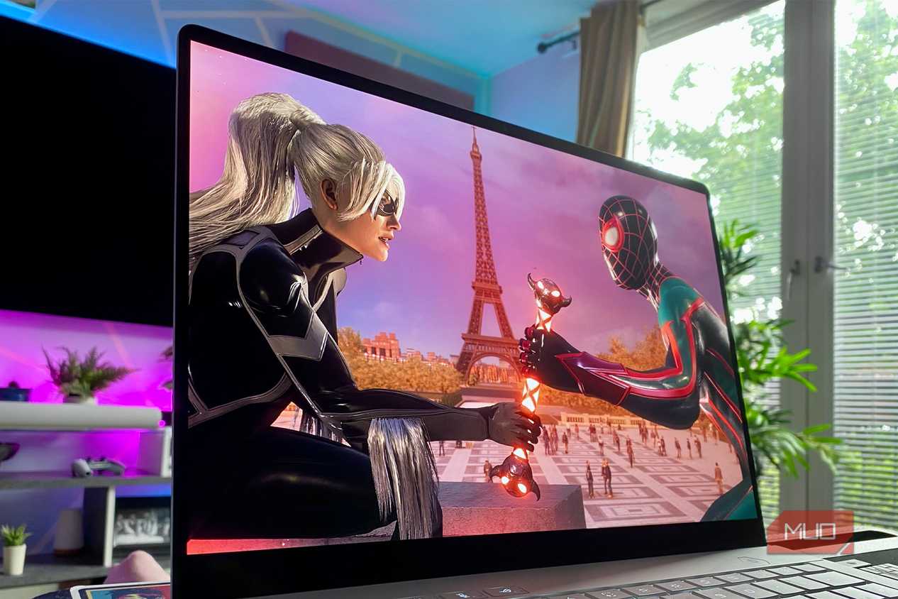 Marvel's Spider-Man 2 on an Asus ROG G14 (2025) gaming laptop