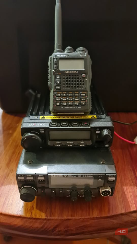 Handheld and Station radios for VHF and UHF licensed use
