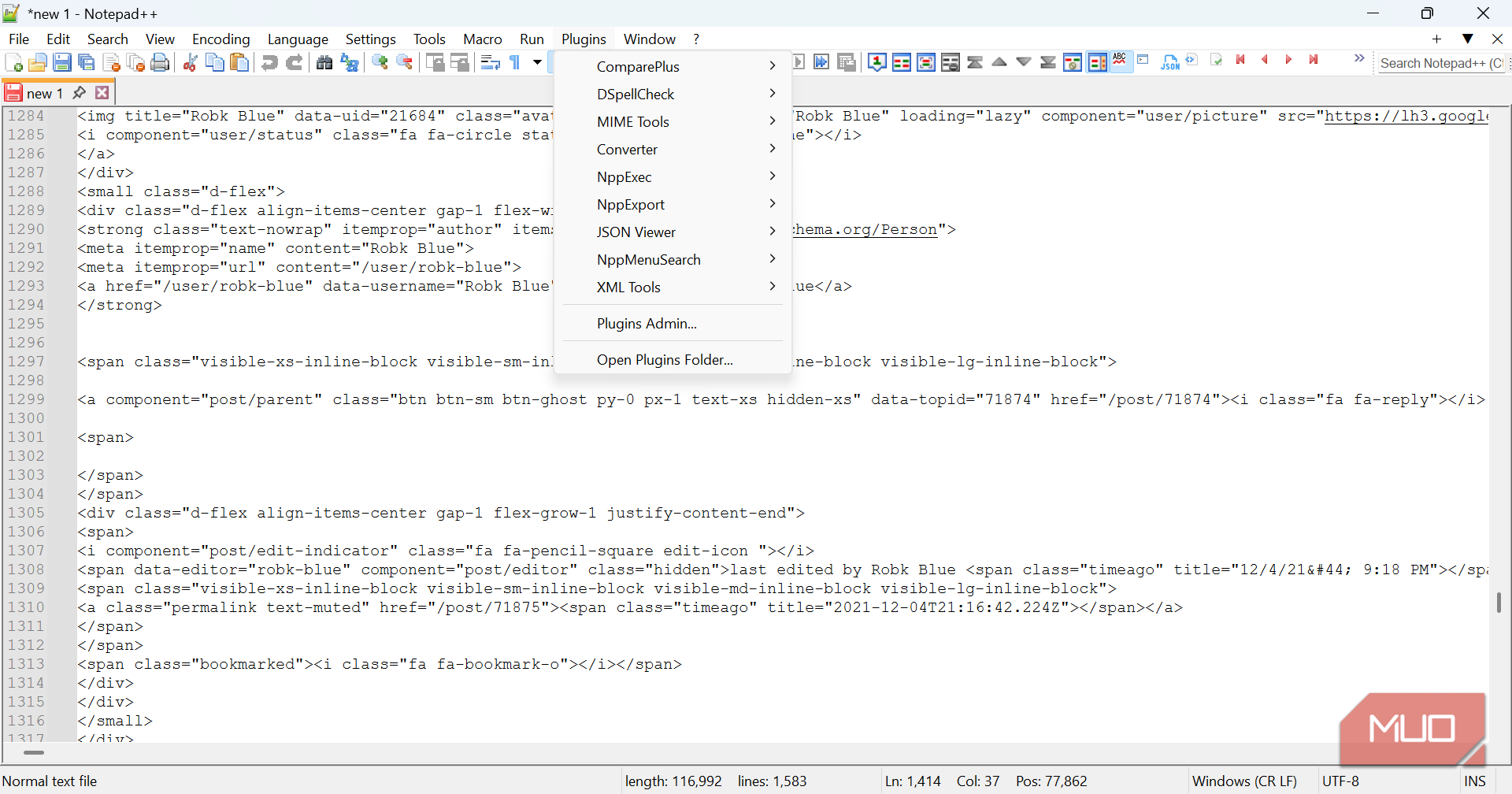 Notepad++ has no business being this useful with these 6 plugins