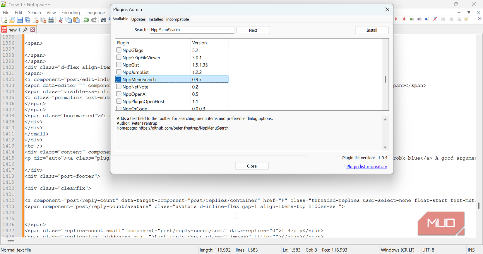 Notepad++ has no business being this useful with these 6 plugins