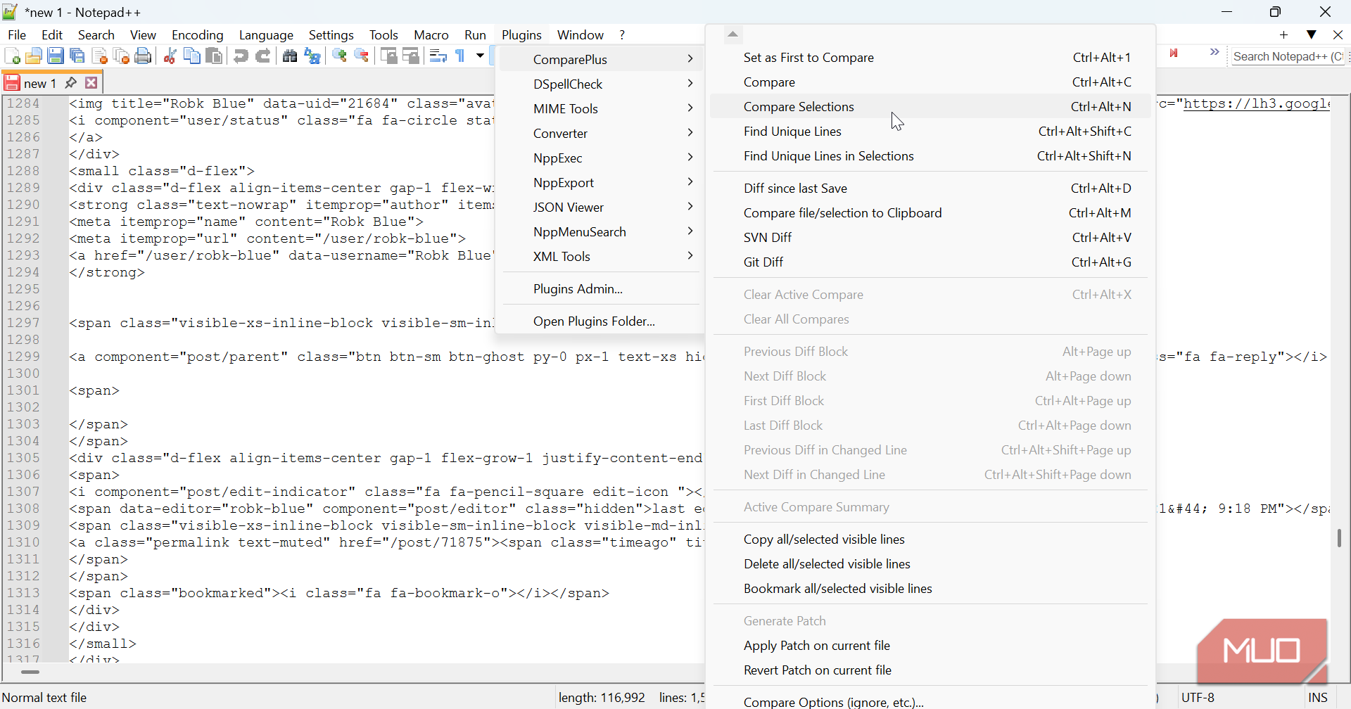 Notepad++ has no business being this useful with these 6 plugins