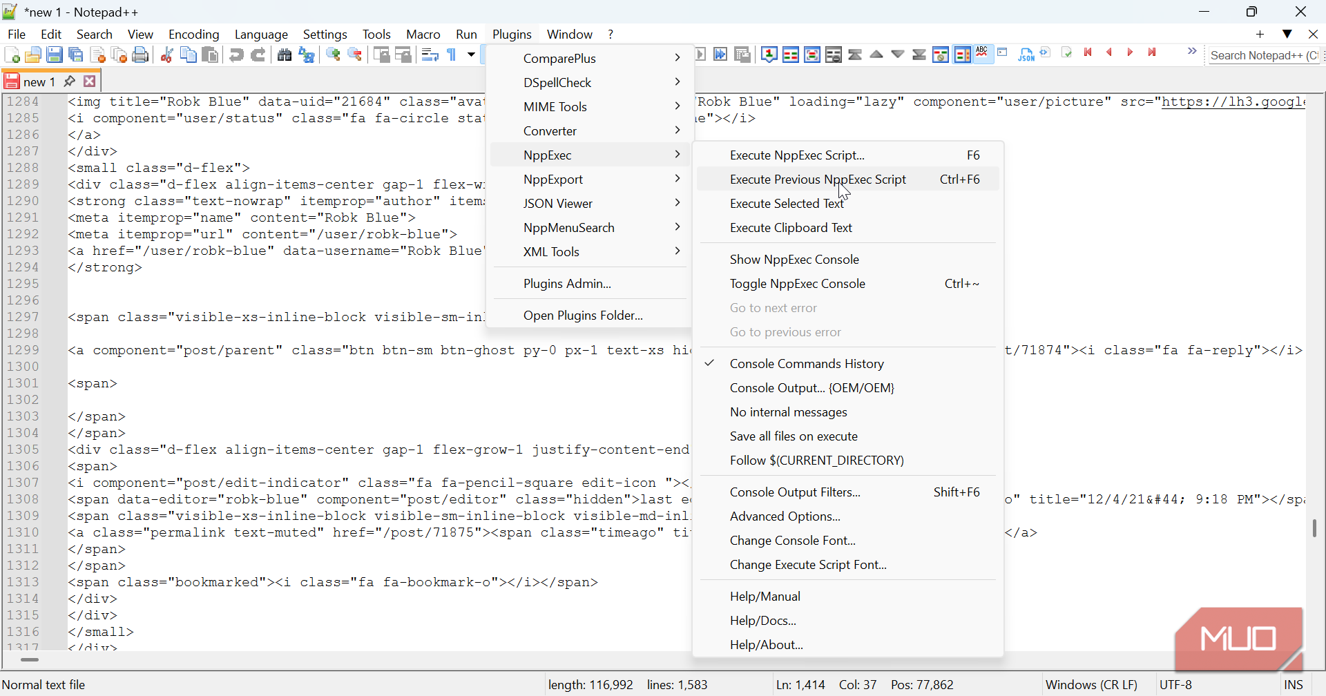 Notepad++ has no business being this useful with these 6 plugins