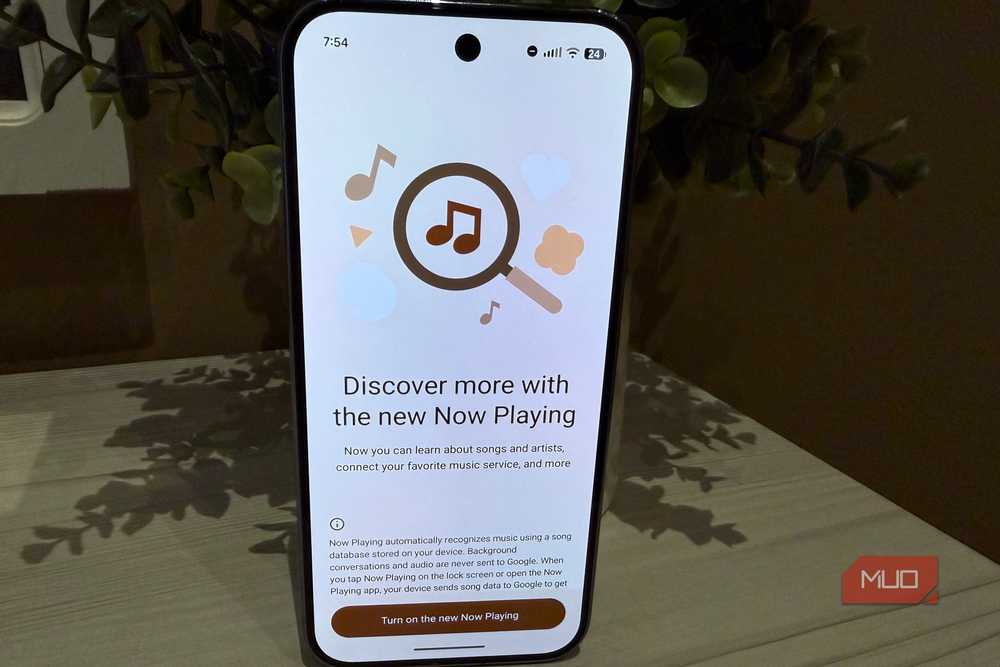 Now Playing settings on Google Pixel