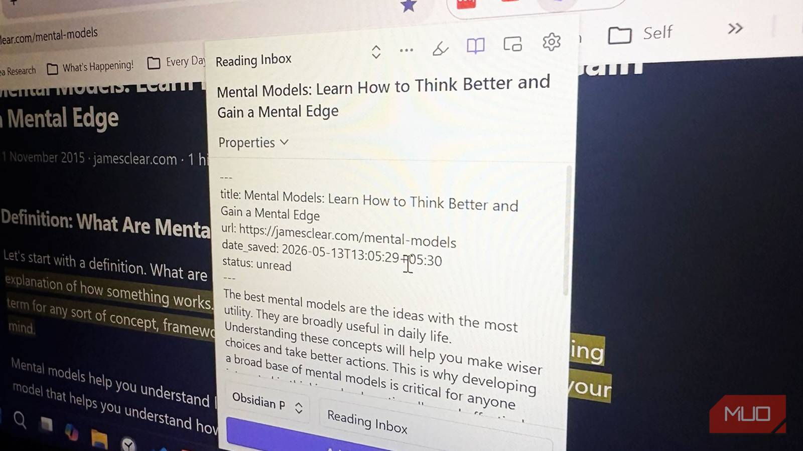 Obsidian Web Clipper does much more than save web articles Obsidian Web Clipper does much more than save web articles