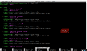 OliveTin YAML configuration file