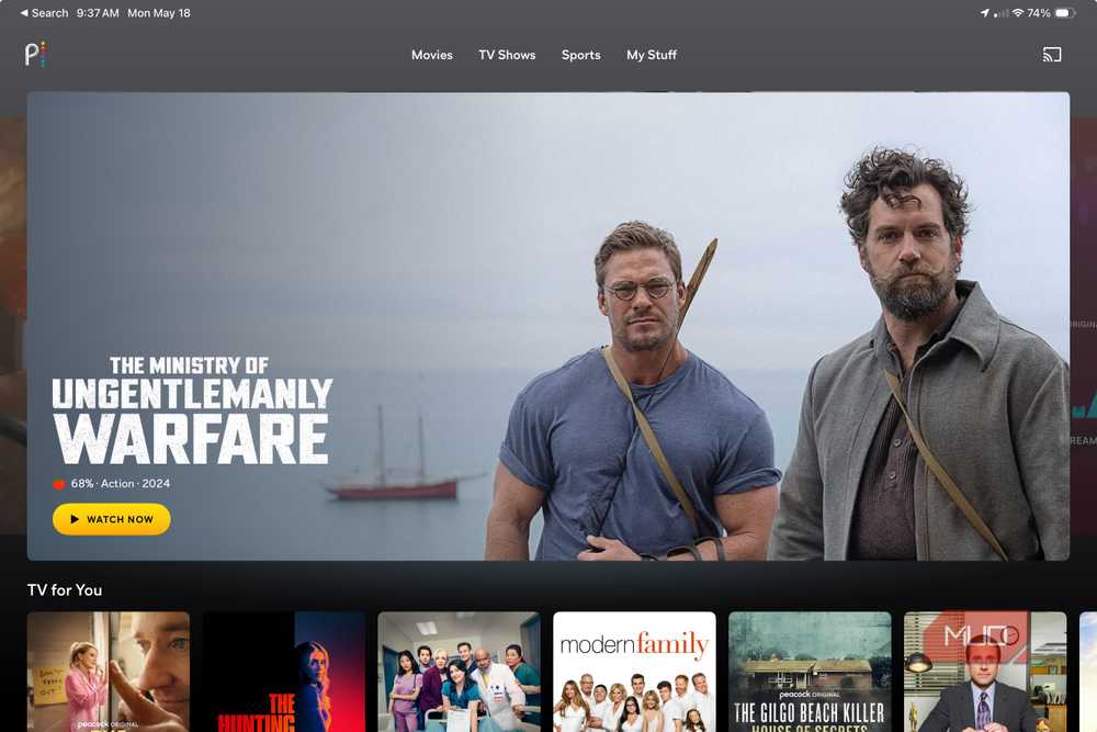 Peacock's free tier provides access to NBC network content