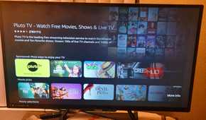 Pluto showing limited options in Smart TV with Amazon
