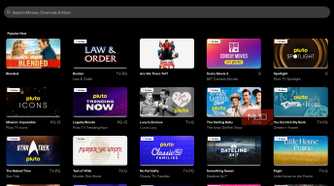 Pluto TV on iPad.