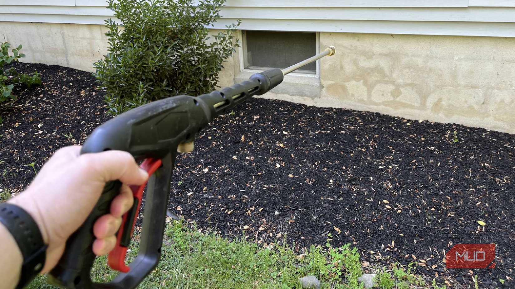 The wand of the Bauer 2000 PSI Power Washer