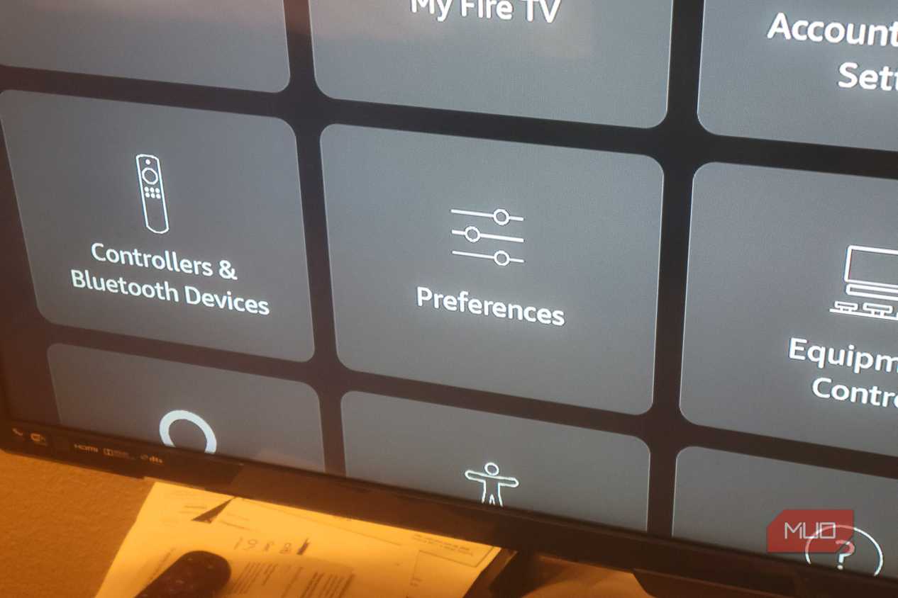 Preferences on Amazon Fire Stick