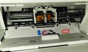 Printer with cartridges missing