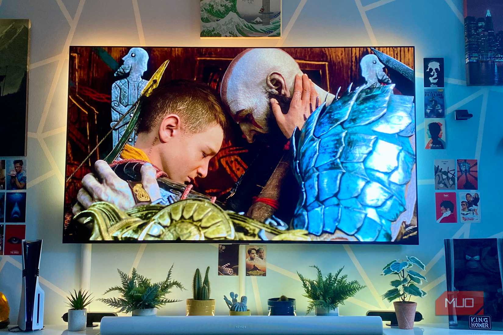 God of War Ragnarok on a PS5 Pro