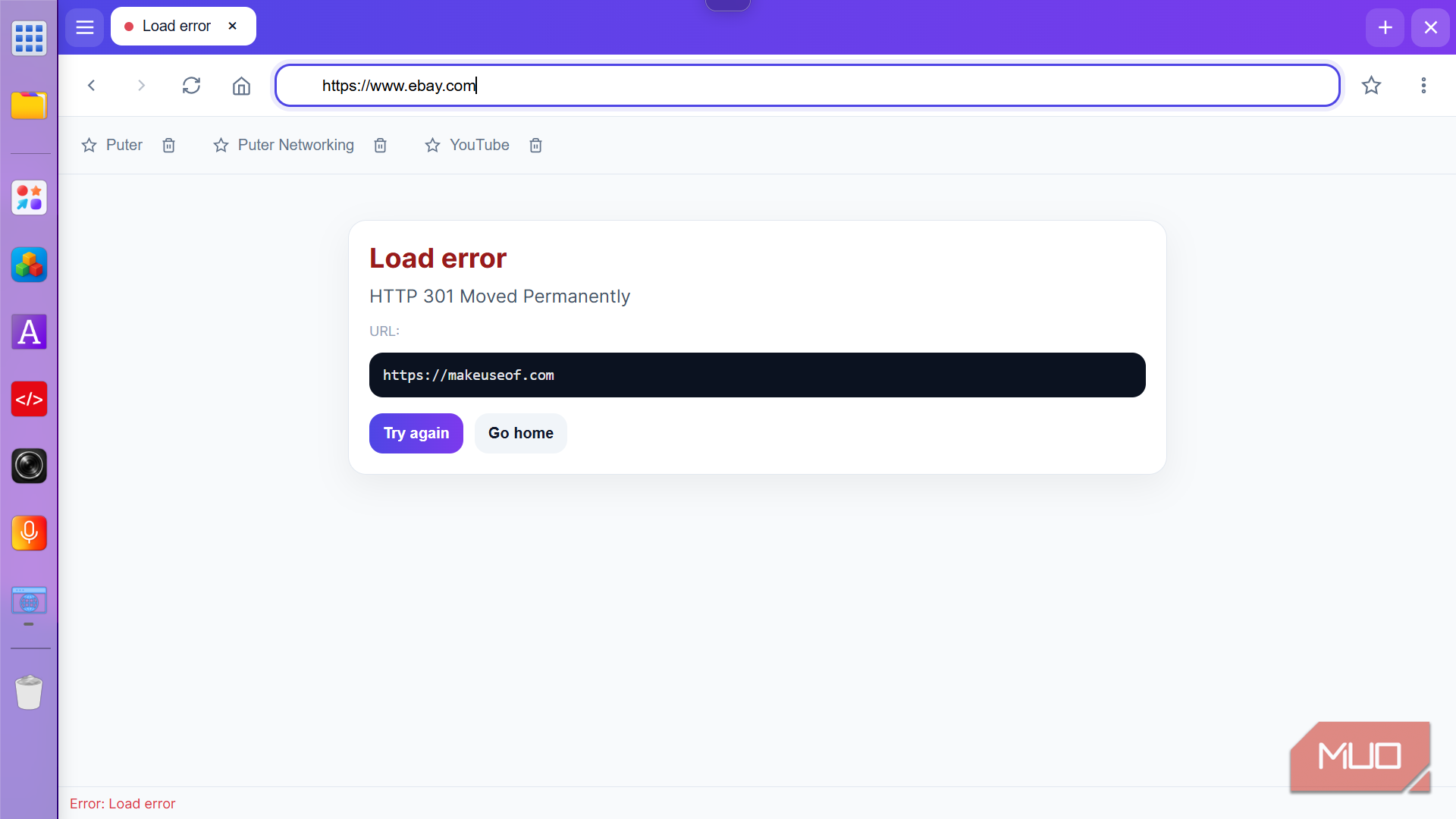 I opened an operating system in my browser and forgot I wasn't on real ...