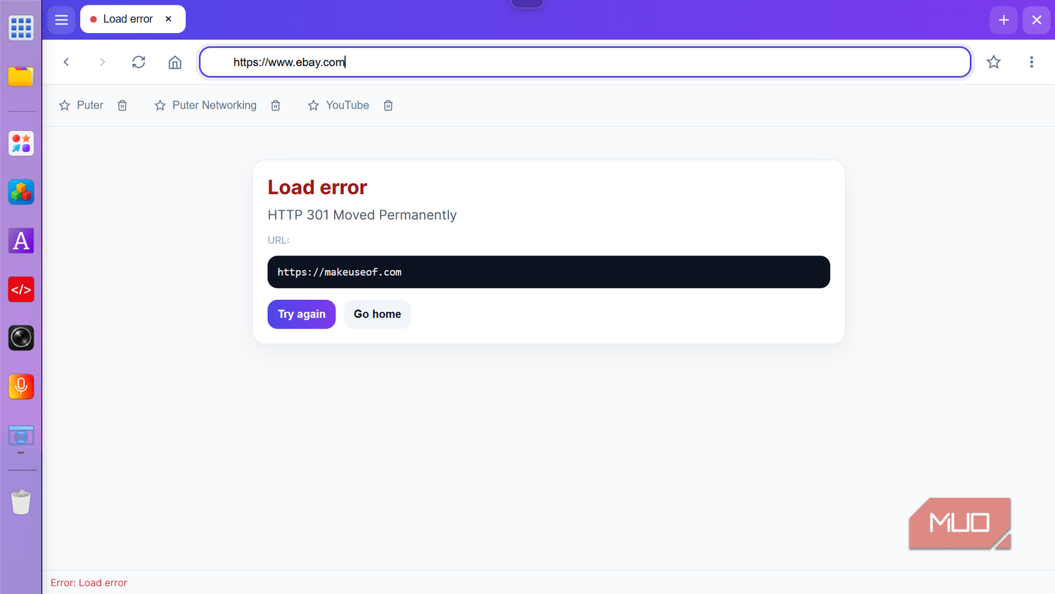 Browser Still Loading I opened an operating system in my browser and forgot I wasn't on real ...