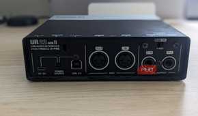 Rear view of the Steinberg UR22 mkII interface