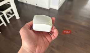 Ring Motion Sensor in hand angled