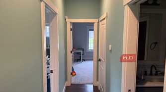 Ring Motion Sensor mounted in hallway