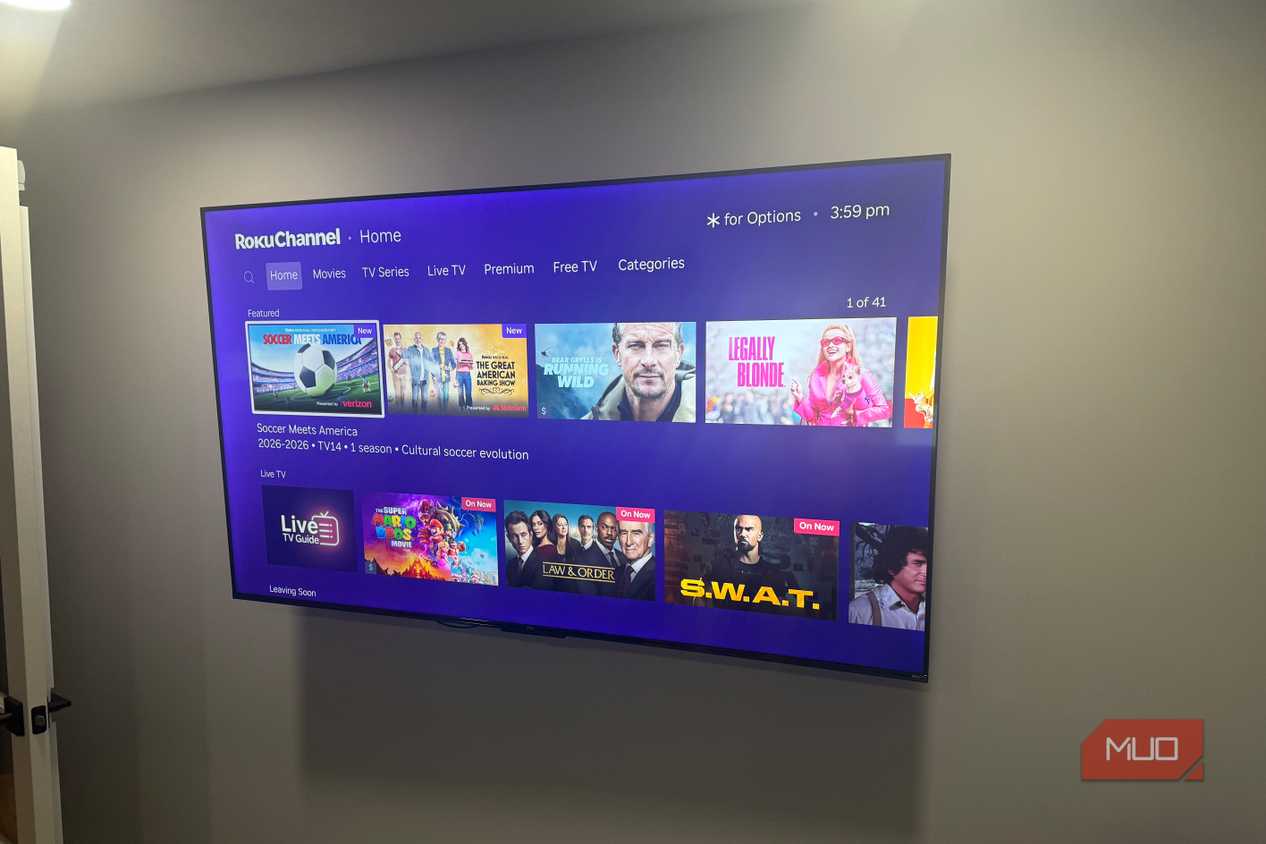 Roku Channel main page