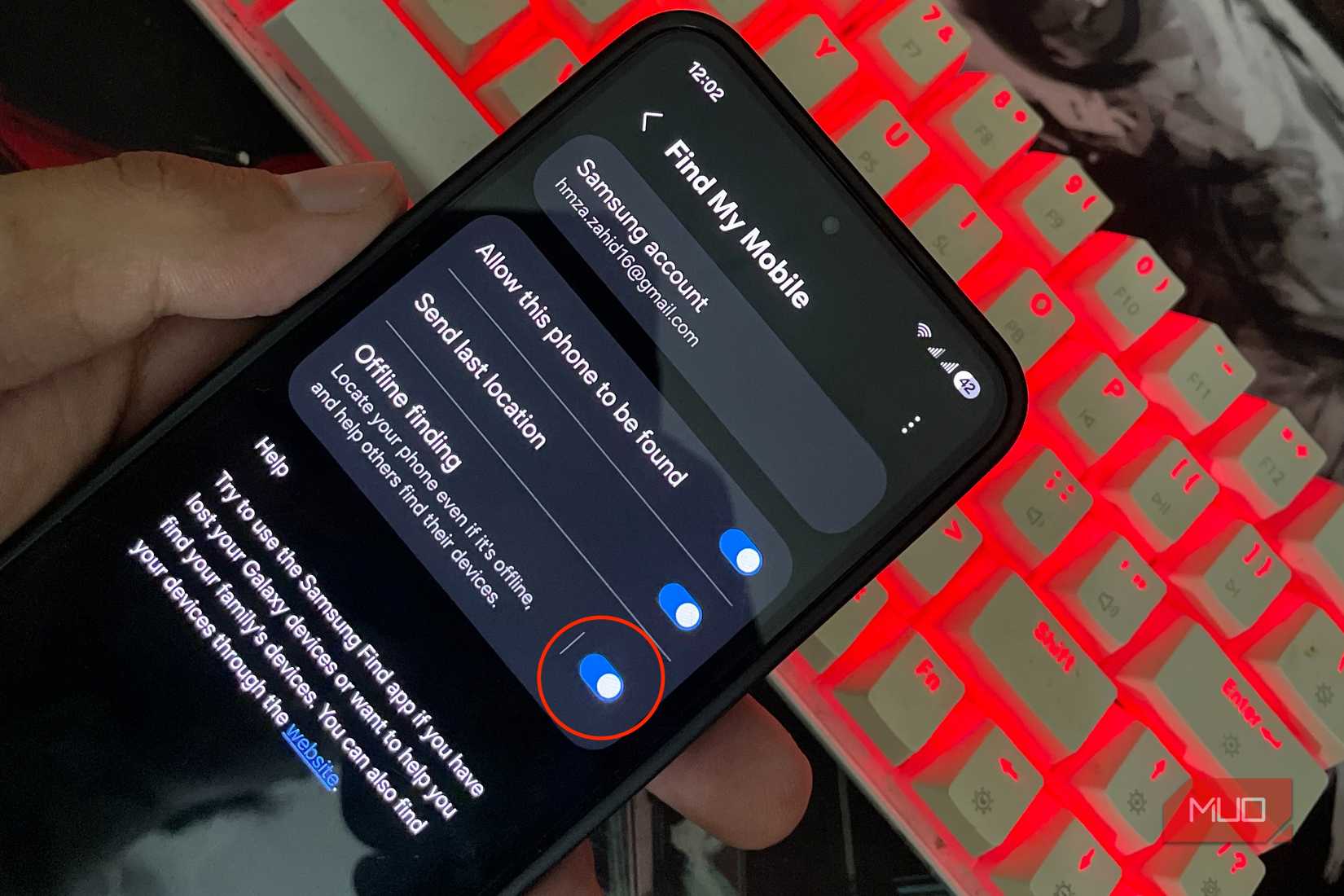 Samsung Find My Offline Mode