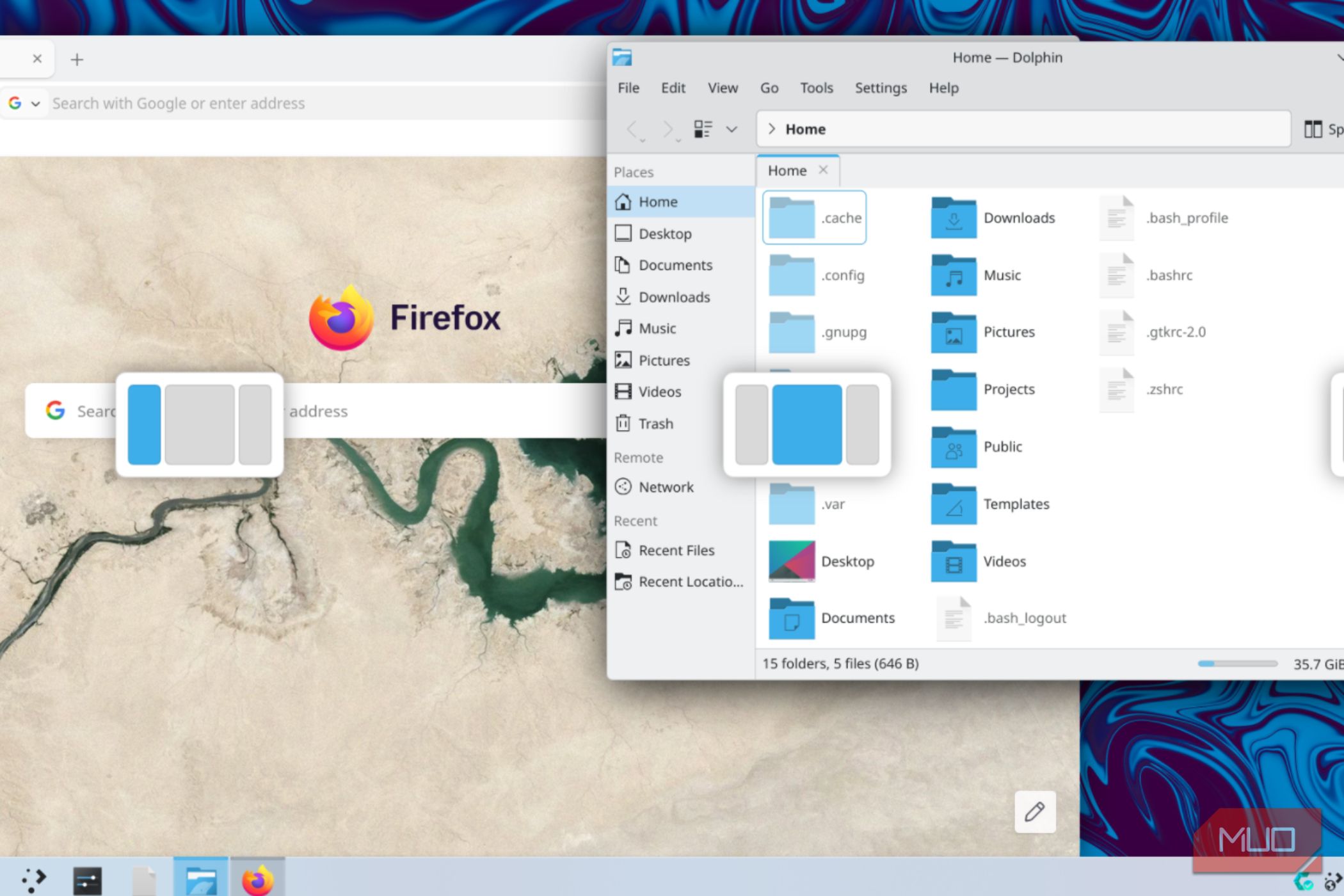 Bring Snap tiling to KDE