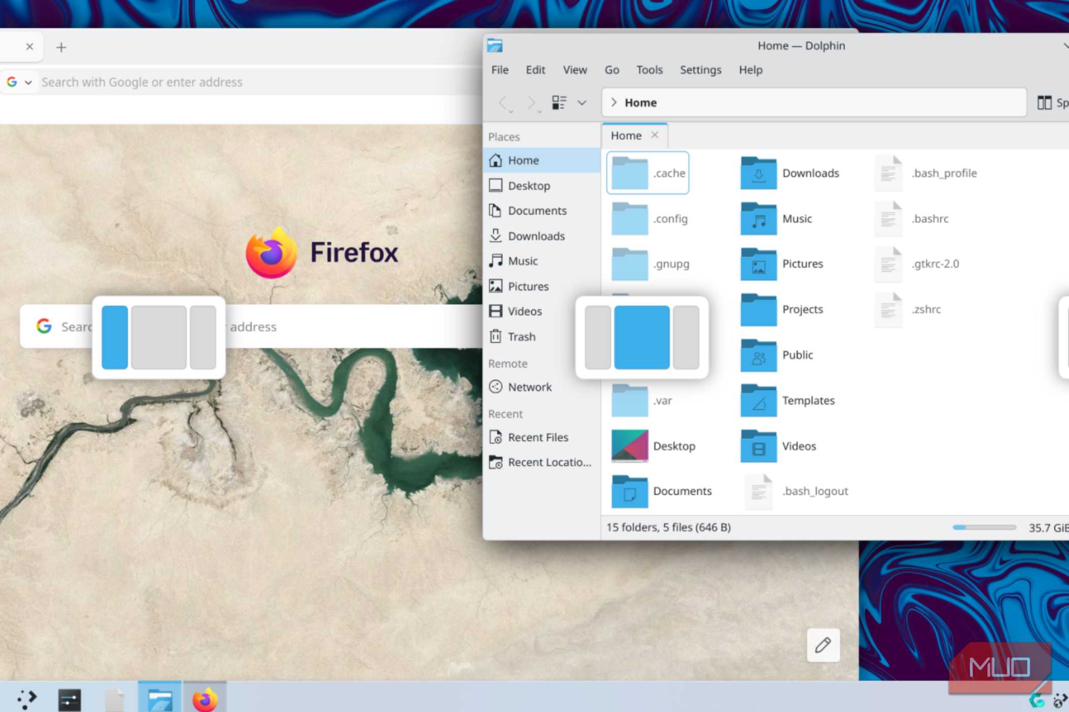 Bring Snap tiling to KDE