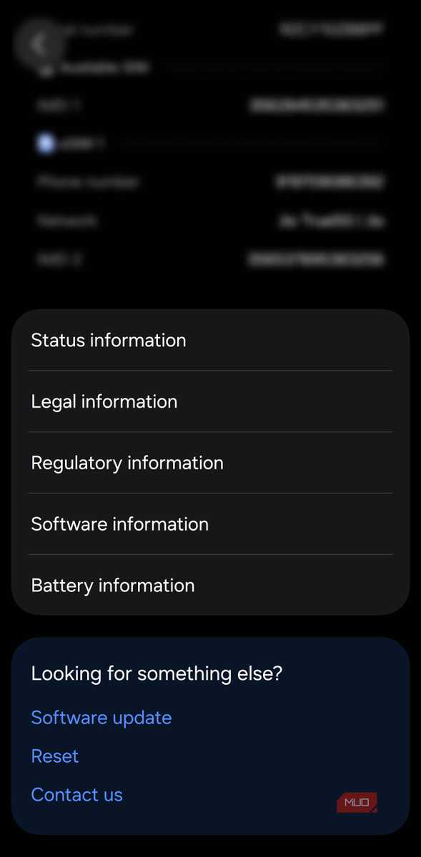 Поиск раздела сведений о ПО на Android Раздел Сведения о ПО в настройках смартфона Samsung
