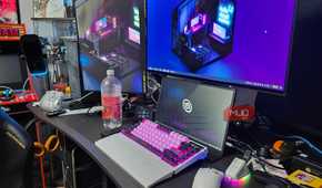Standing Desk by top of chair