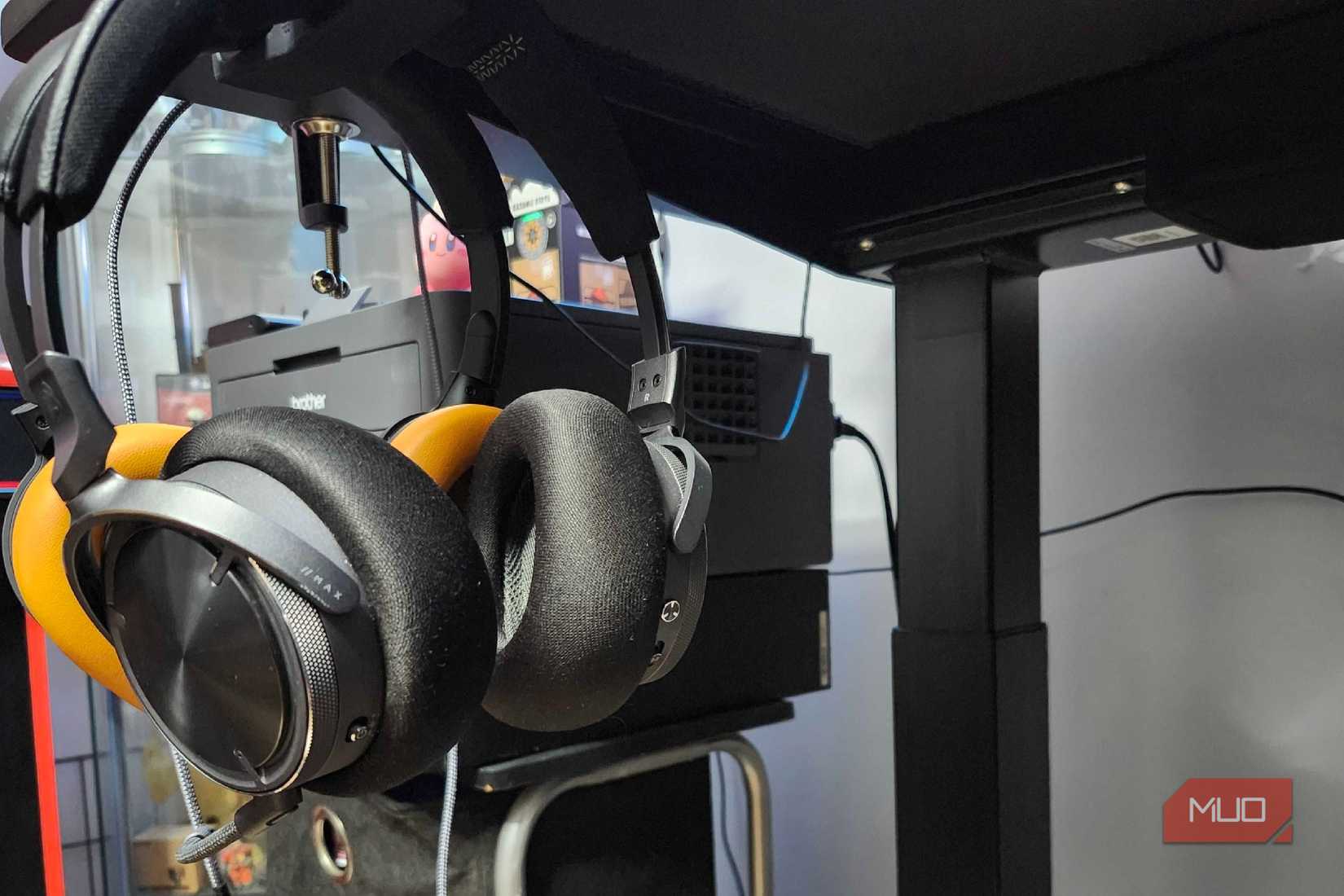 Standing Desk Headphone Stand