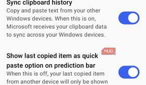Swiftkey Sync settings on Android (2)