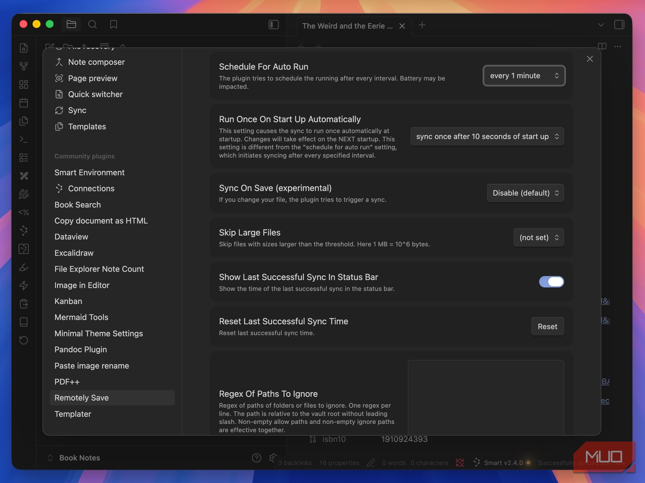 I set up free Obsidian sync across all my devices and it took less than ...