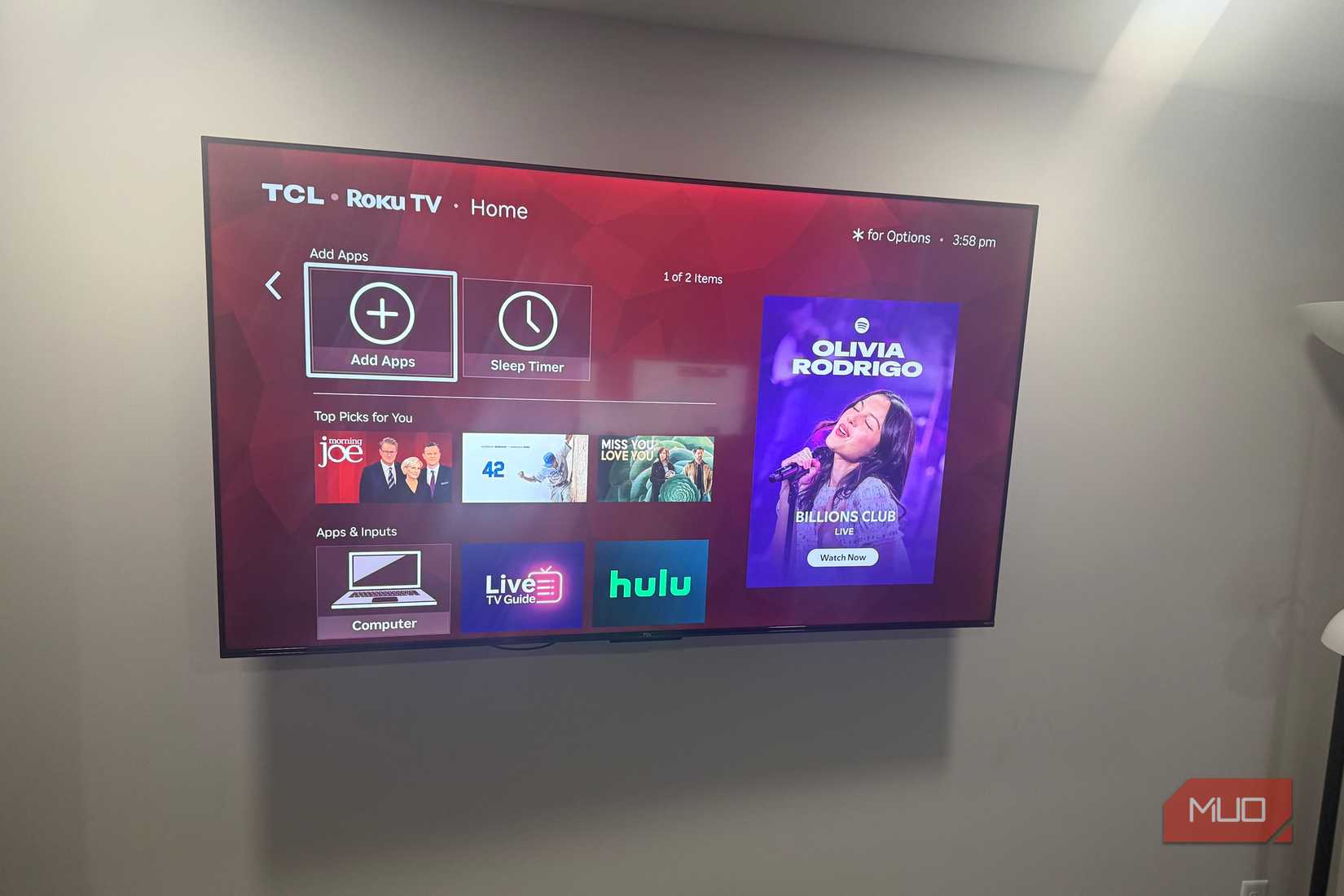 TCL Roku TV add apps