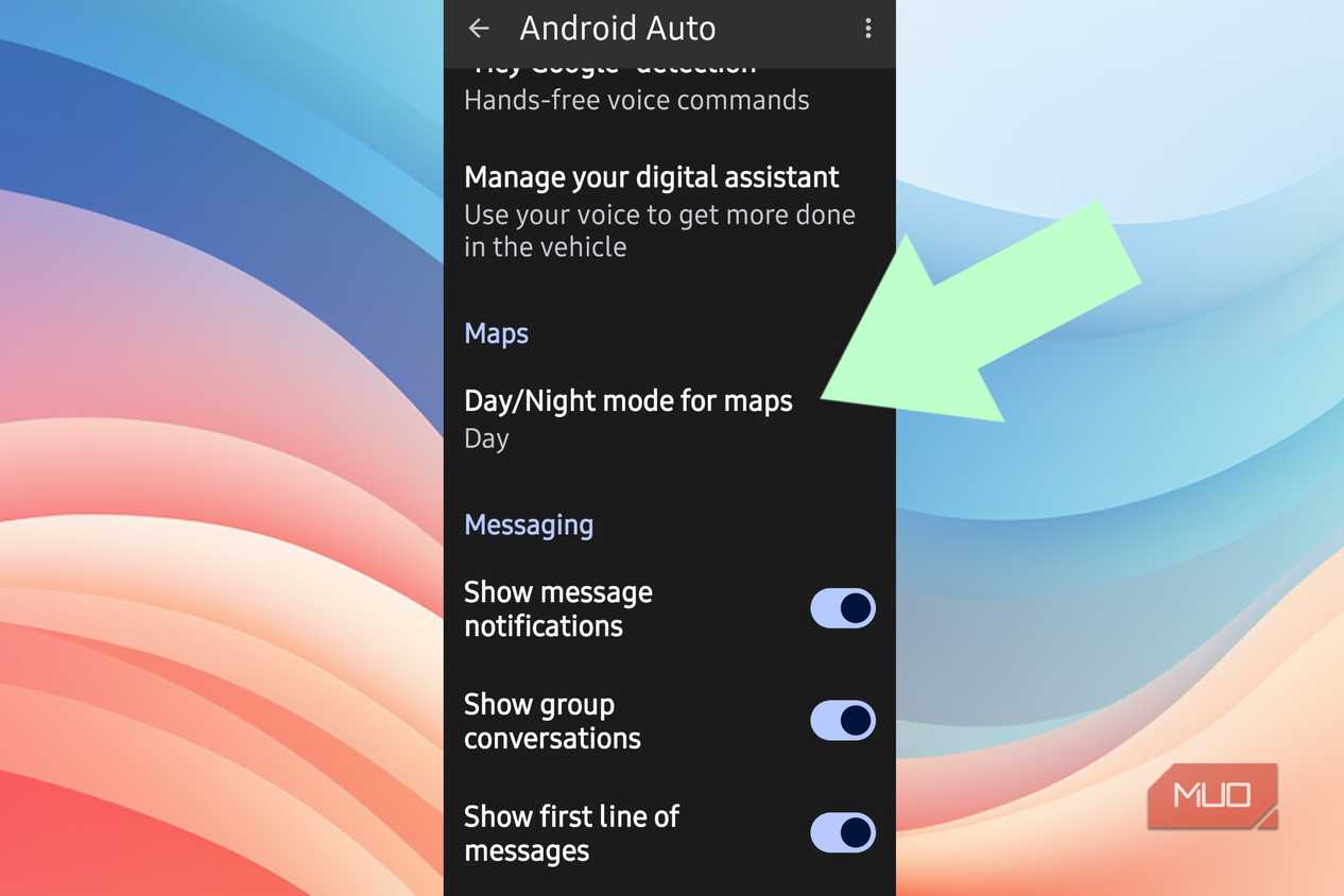 The button to change the day_night mode