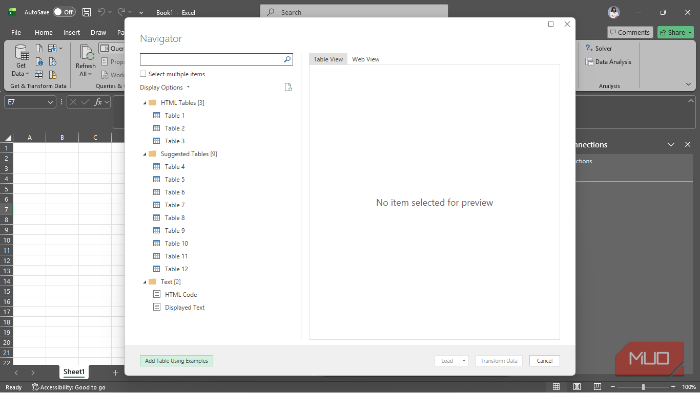 Excel already has a built-in web scraper, this is what I use it for