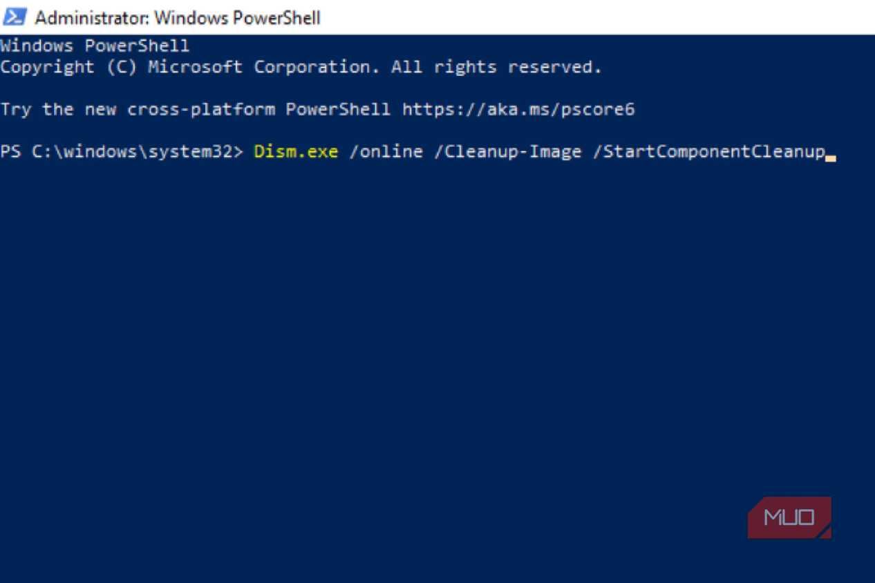 Powershell Clean Disk Command How to use DISM to clean WinSxS and free up Windows SSD storage