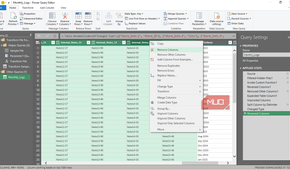 The Remove Columns option in Power Query in Excel.