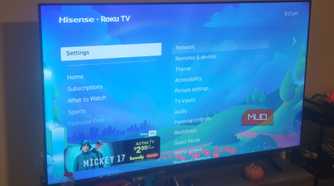The Settings Menu on a Roku
